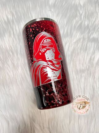 Red and Black 20 oz Dome